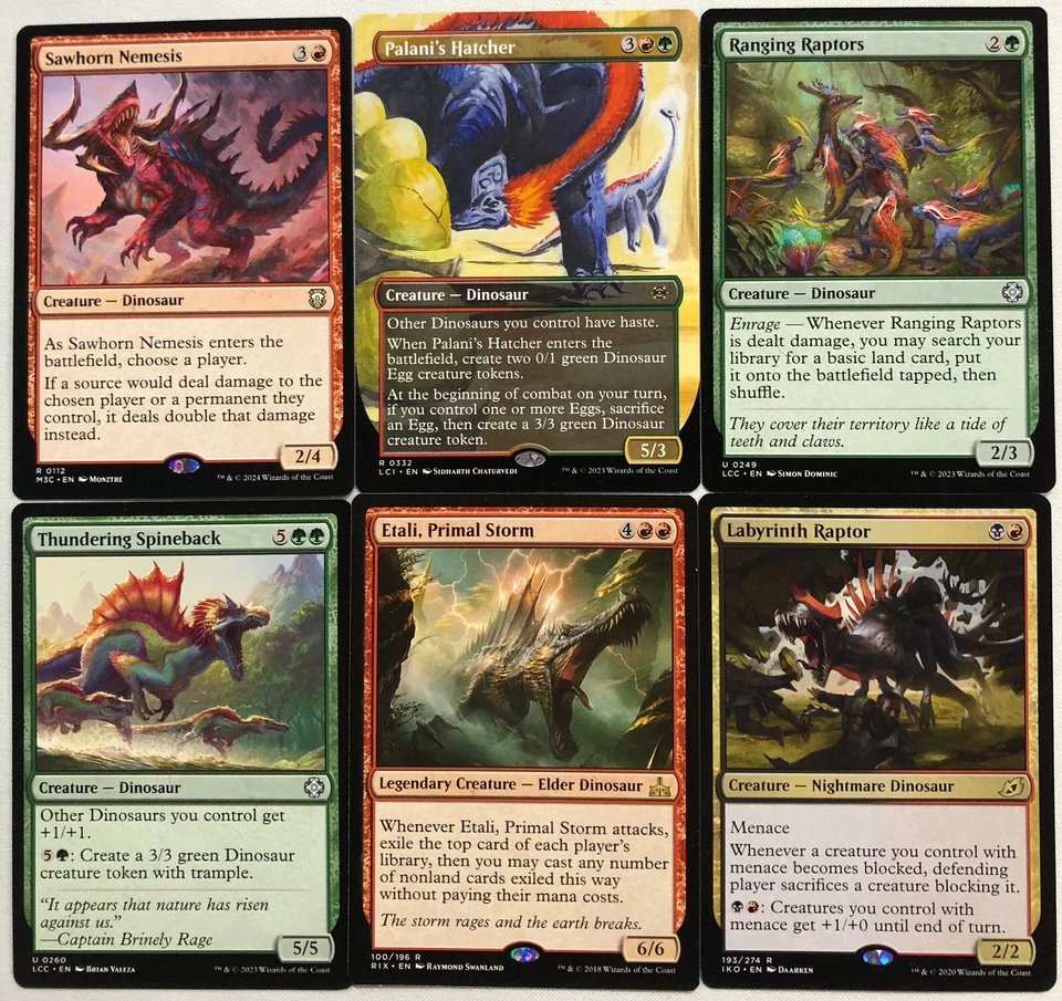 Mazo de dinosaurios EDH - Commander Magic The Gathering Magic The Gathering Foto 3 de 4