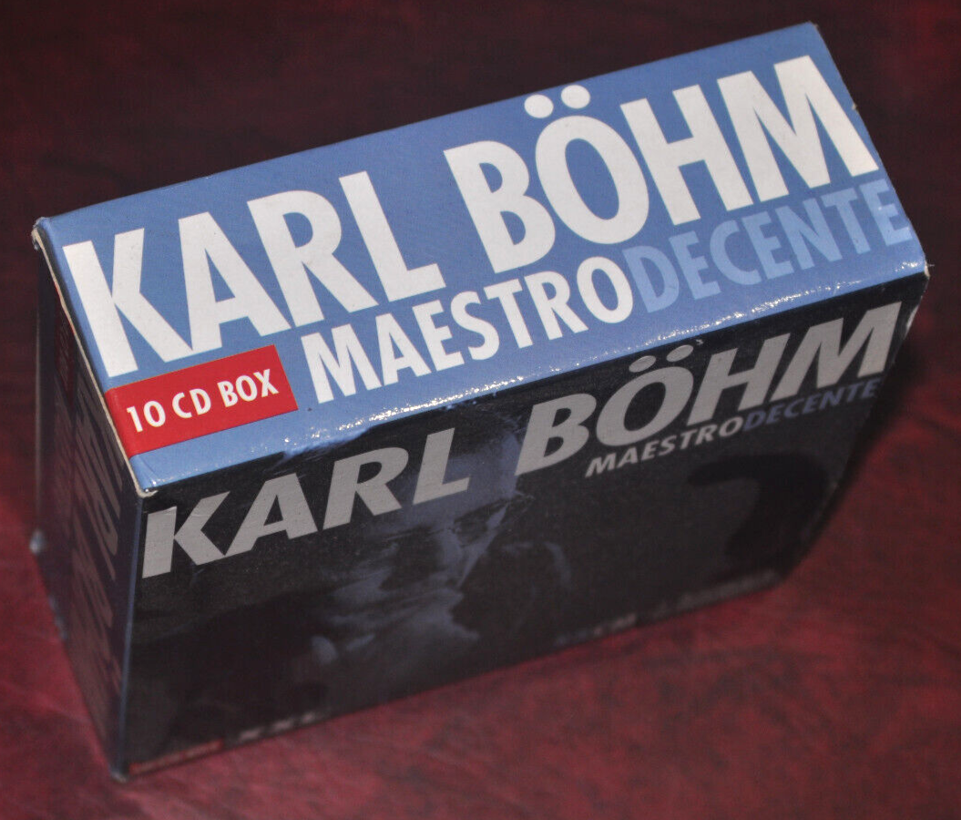 Karl Bohm - Maestro Decente, 10 CD box set: Mozart/Schubert