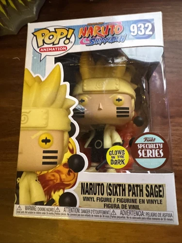 Funko POP! Naruto Shipuden #186 Naruto (Six Path) Glows in the Dark Hot Topic