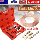 <!--F#f_0-->Brake Line Pipe Repair Kit 3/16 25FT Copper Pipe Flaring & 20 Nuts Fittings Tool<!--F/-->