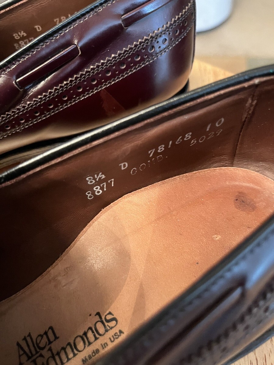 Berwick 4717BCDA ブラウン 24cm Allen Edmonds Berwick Burgundy Men's US8.5D USA Brogue Wingtip