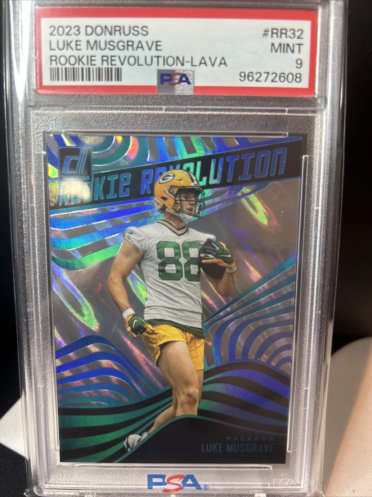 Luke Musgrave Panini Donruss Rookie Revolution #RR32 Lava