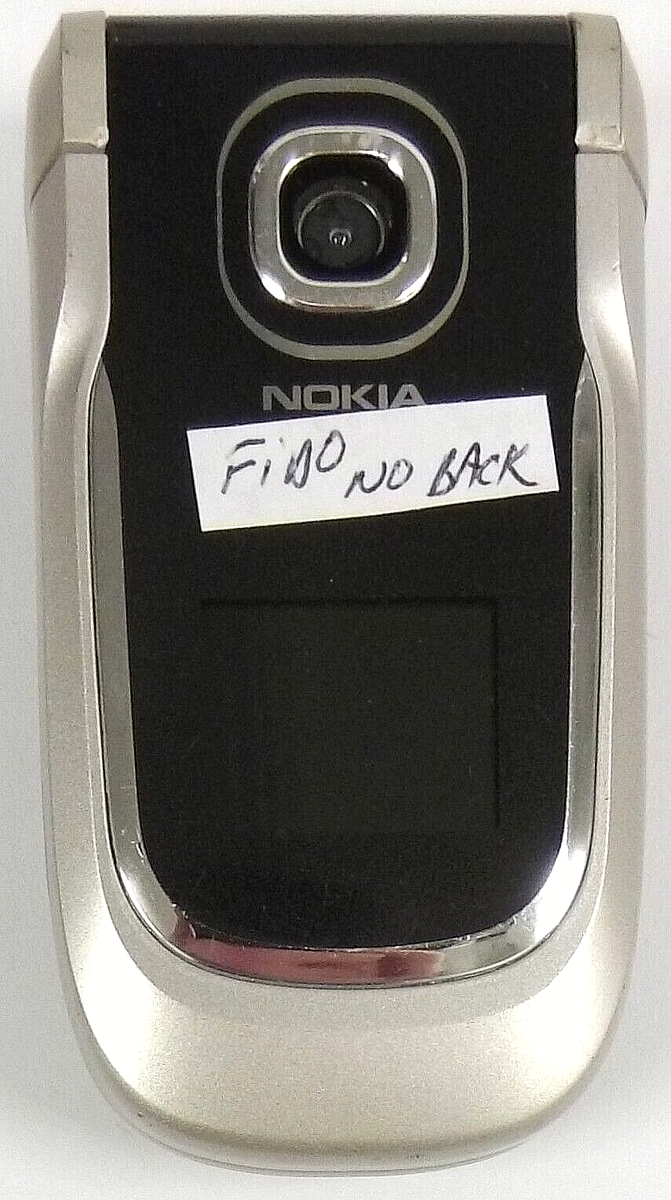 Nokia 2760 - Blue and Silver ( Fido ) Very Rare Cellular Flip