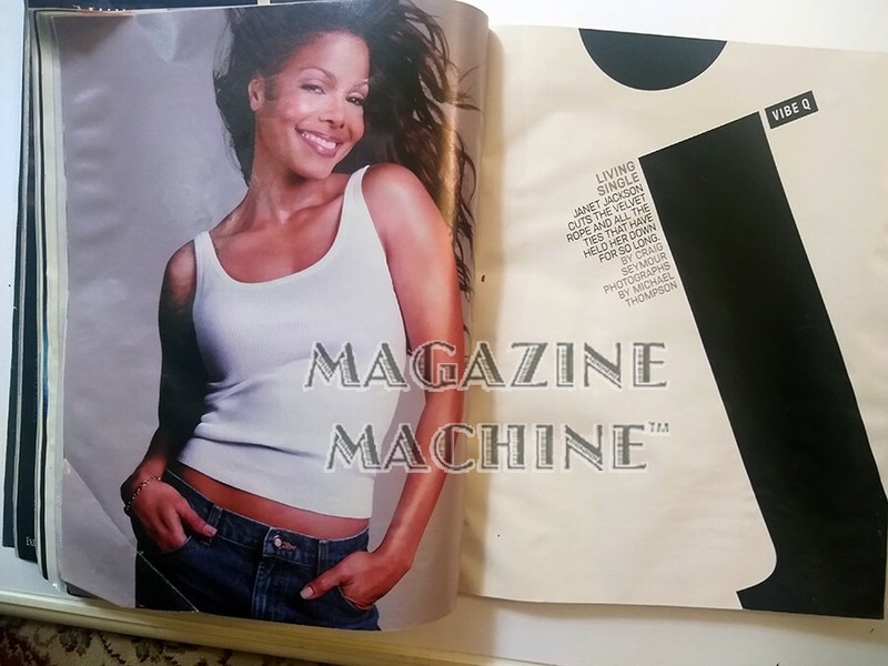 Janet Jackson Jada pinkett james porter Vibe Magazine May 2001 hip hop 1990