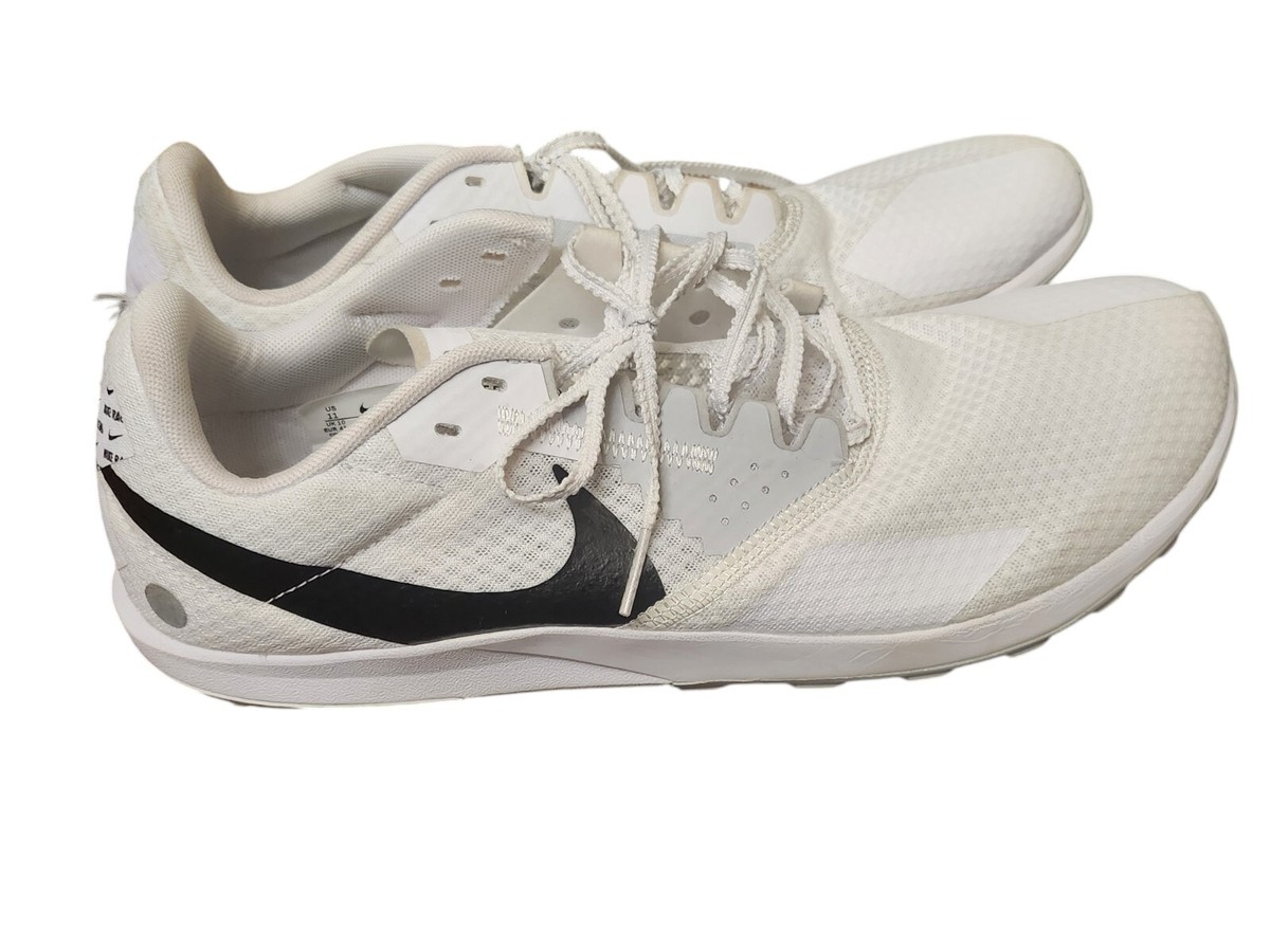 Nike Rival Waffle 6 Track Shoes White Black DX7998-100 Size 