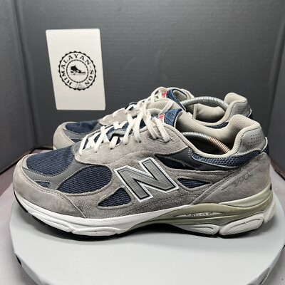 New Balance 990v3 Made In USA 'Grey Navy' M990NG3 Men Size
