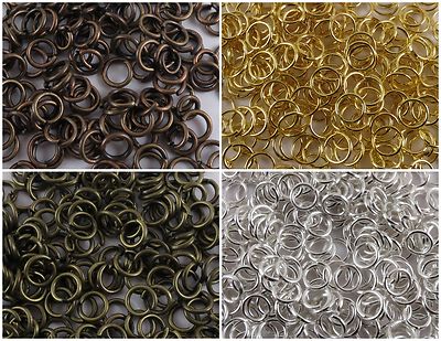 Jump Rings Connectors Jewelry Findings Making For Beads 4-5-6-8 mm