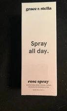 Grace And Stella Rose Hydrating Facial Spray New 240ML 8.11oz NEW $25.95