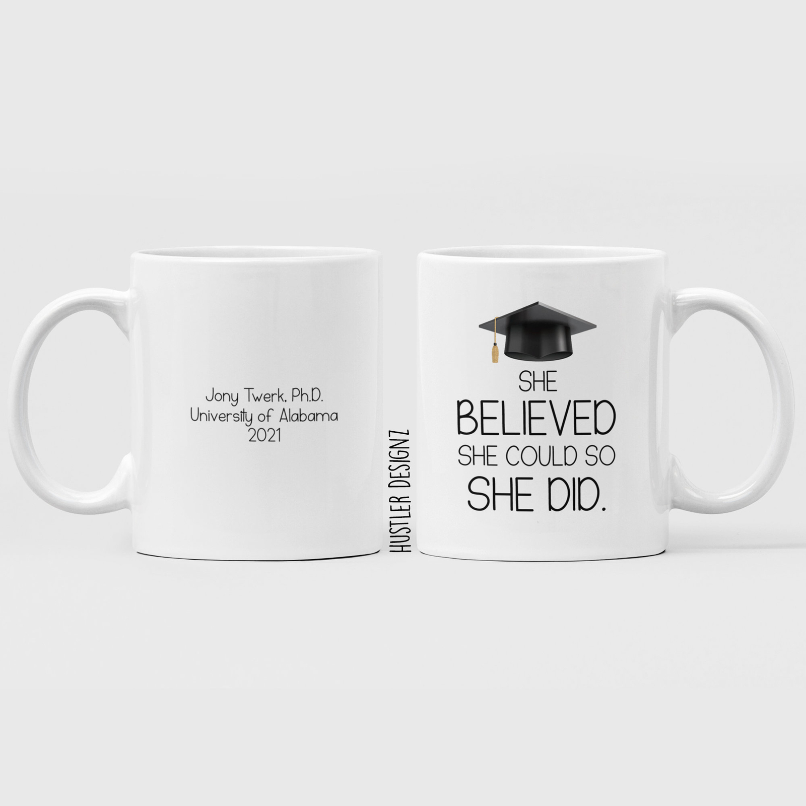 She Believed She Could So She Did Personalized Graduation Mug For Her Custom Any