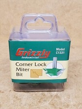 Grizzly C1331 Corner Lock Miter Bit, 1/2" Shank, 1 1/8" Cutting Diameter
