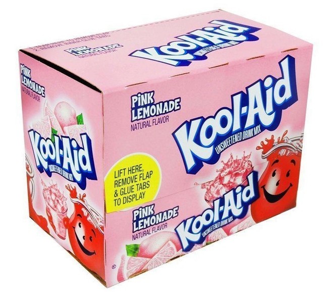 50 Pink Lemonade 1 Mystery Flavor Kool Aid Drink Mix Summer Party Fun