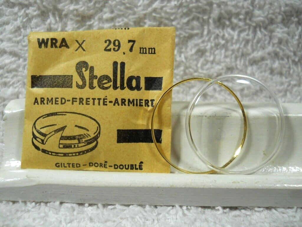 Choice WRA X STELLA Watch Crystal GOLD SILVER Tension RING 29.6 mm