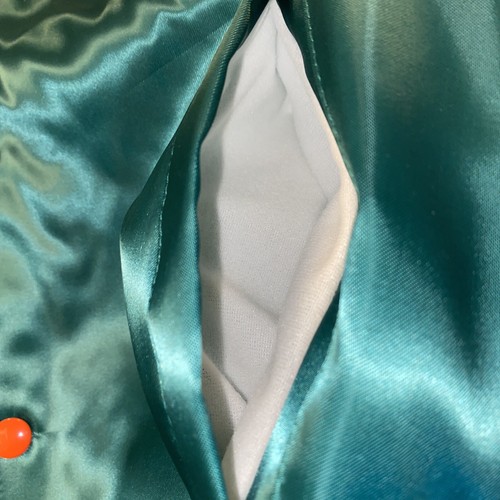 Chaqueta de Satén Chalk Line Miami Dolphins Vintage Años 90 Talla Mediana Como Nueva - Imagen 9 de 9