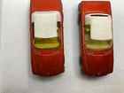 2 x Matchbox Superfast Lesney 1973 NO.6 Mercedes 350SL Bronze (White Roof)