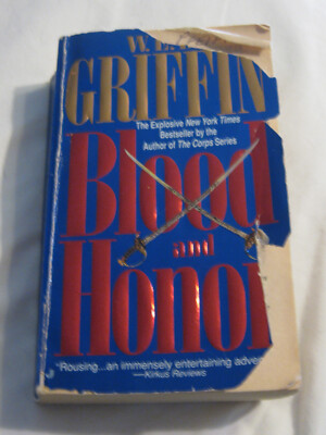 W.E.B. Griffin - Blood and Honor (paperback) acceptable condition fiction book