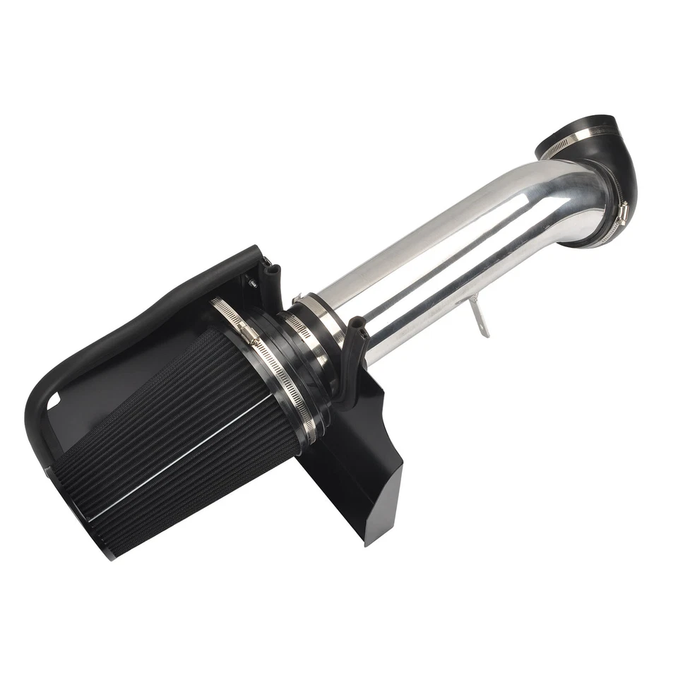 Cabezal de admisión de aire frío + escape de 4"" para Chevy GMC Avalanche Silverado Sierra Tahoe Foto 3 de 4