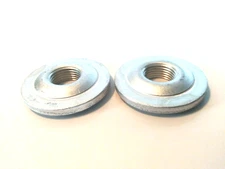 2 Aluminum 3/8" Weld-On Bung / Flange 3/8-18 Fuel Tank Fitting- 1 3/4" Dia. NPTF