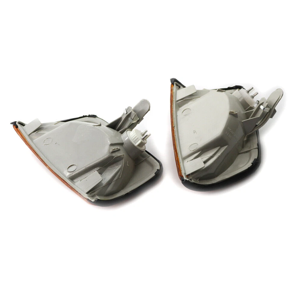 Par de carcasas de luz de señal de giro de esquina para Mercedes Benz W124 Clase E 1986-95 ámbar Foto 3 de 4