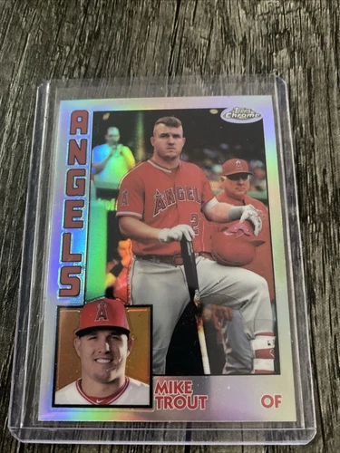 2019 Topps Chrome #84TC-17 Mike Trout 1984 Topps Baseball Los Angeles Angels