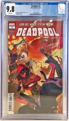 2024 Marvel Deadpool #7 Spiderboy 1st Daughter Ellie App CGC Graded 9.8