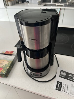 Sboly Tropfkaffeemaschine mit Thermoglas