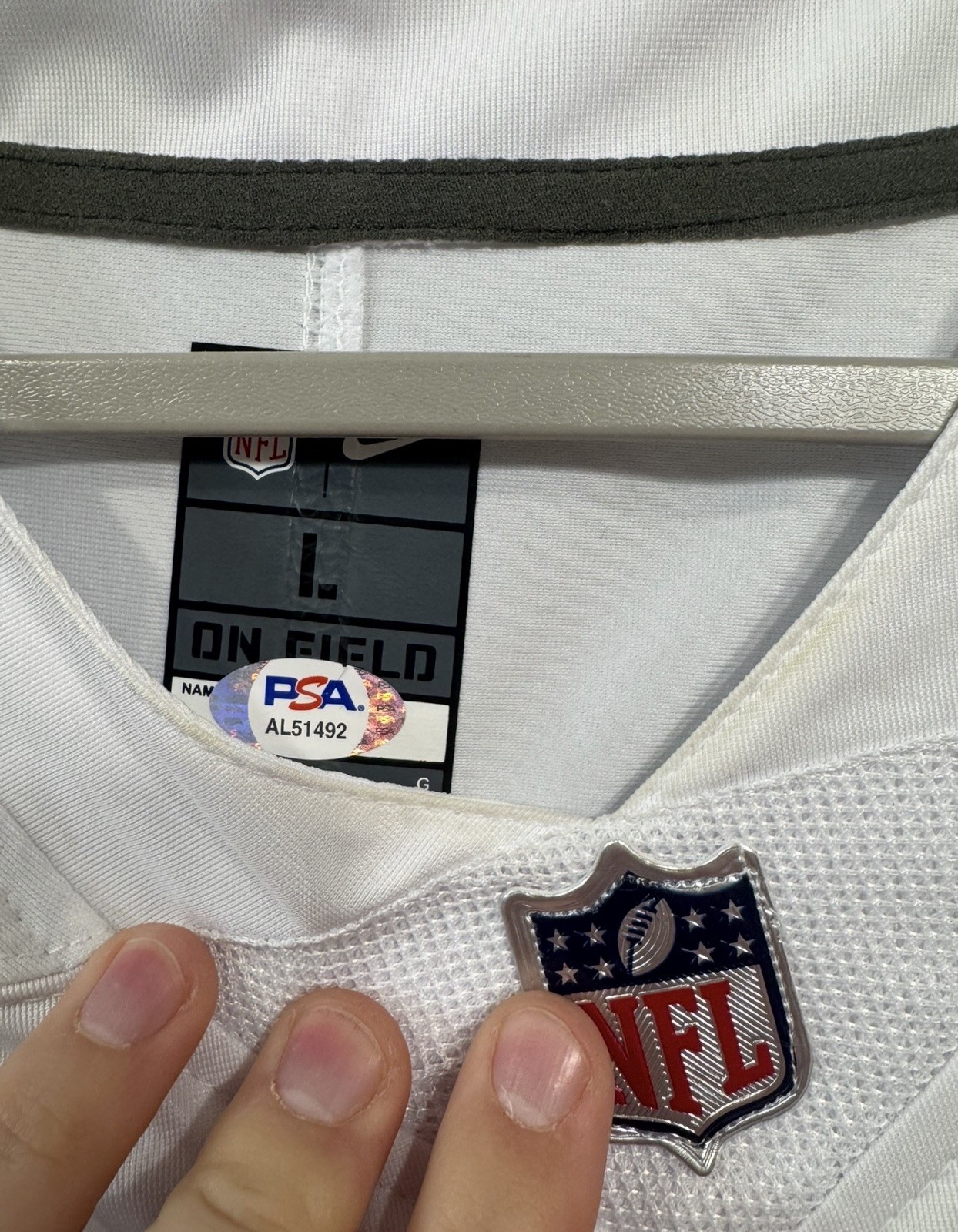 Travis Kelce Signed Chiefs Replica Nike Jersey PSA/DNA Taylor Swift Husband view 3
