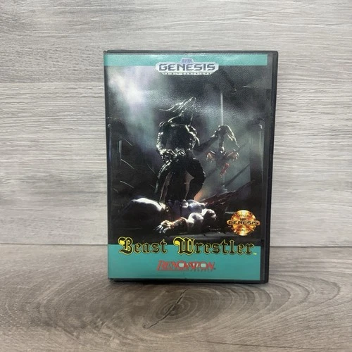New ListingBeast Wrestler (Sega Genesis, 1991) Complete CIB Case Manual Authentic