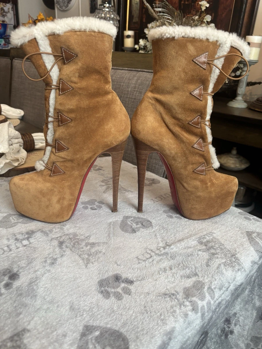 Christian Louboutin Suede Boots for Women for sale - eBay