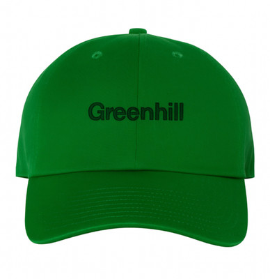 NWT Vintage Authentic Greenhill Investment Bank Finance Hat / Cap Green / Green