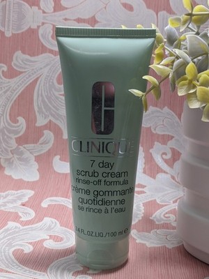  Clinique 7 Day Scrub Cream Rinse-Off Formula 3.4 Oz/100ml Each NEW