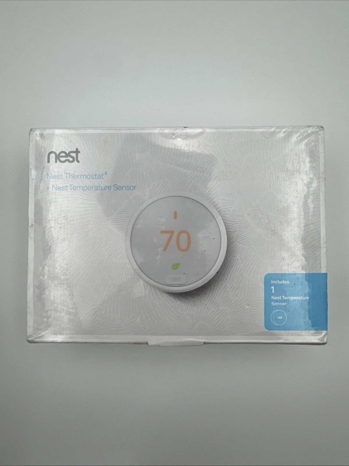 New-Nest Thermostat E + Nest Temperature Sensor Bundle-BH1254-US-Free Shipping!
