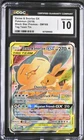CGC 10 GEM MINT Eevee & Snorlax GX 2019 Black Star Promos SM169 Pokemon Card