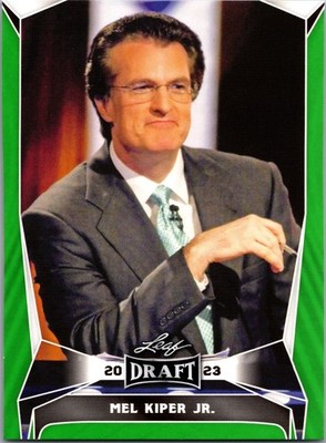 2023 LEAF TRADING CARDS FOOTBALL #25 MEL KIPER JR.