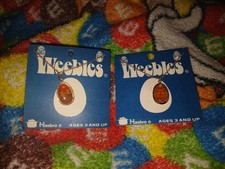 1975 Hasbro Weebles Jewlery MOC Lot Of 2 Diff MOC Nos