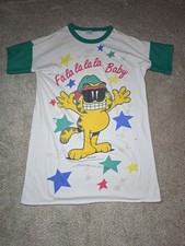 Vintage Garfield Fa La La La La Baby Spirits Shirt Size XL
