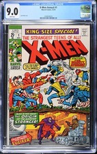 X-MEN ANNUAL #1 Avengers Lucifer Magneto Stranger Scarlet Witch-r 1970 CGC 9.0