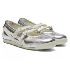 New Onitsuka Tiger MEXICO 66 TGRS 1182A660-020 SILVER CREAM Ballet Flats