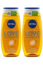 Nivea Shower Care, Original Scent Sun, Bottle, Welcome 250 ml (Pack of 2) 