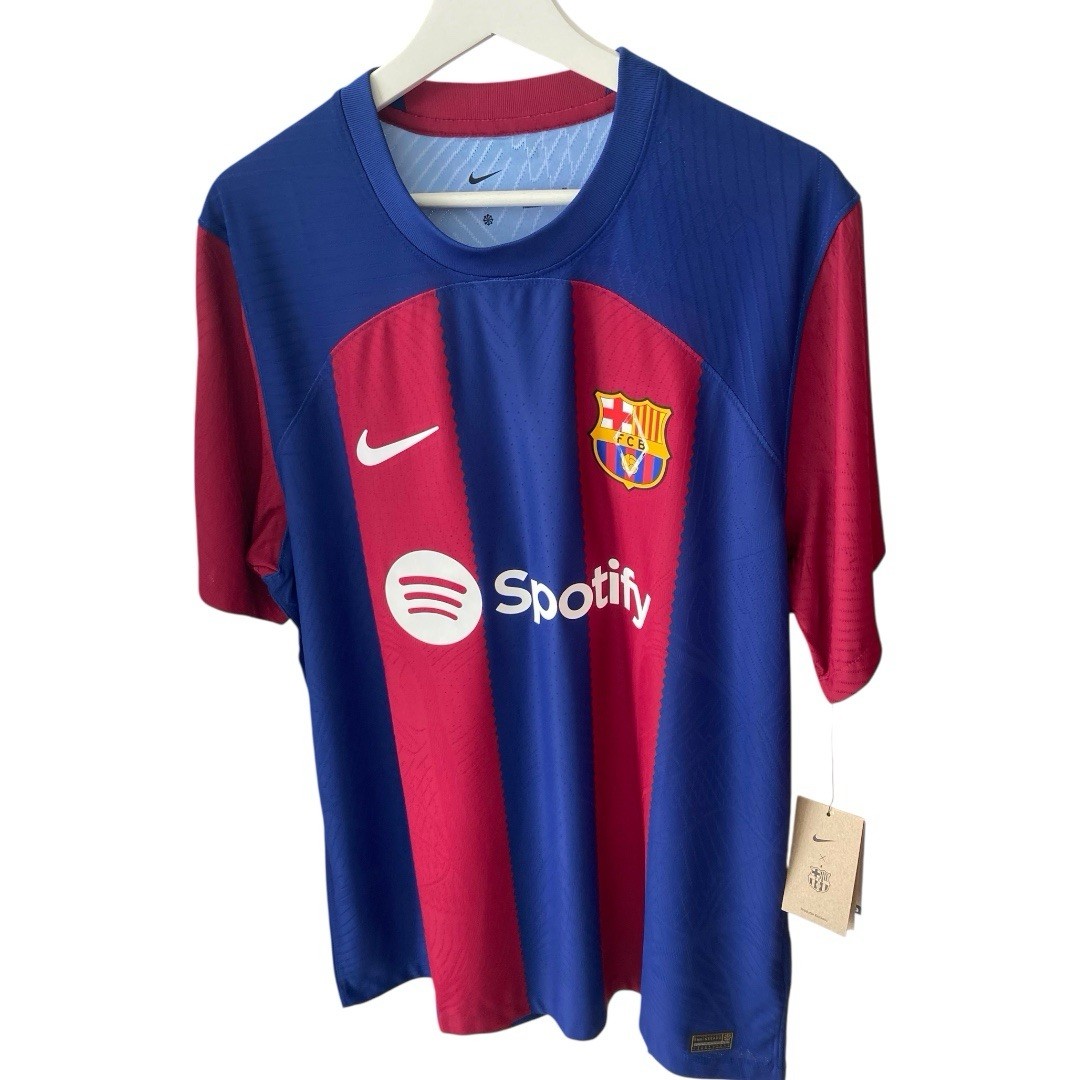 Nike FC Barcelona 23/24 Home Jersey Lamine Yamal #27 Men's Size XL