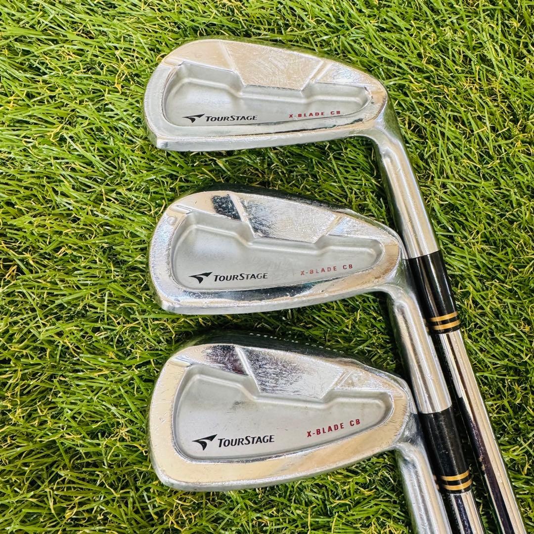 BRIDGESTONE TOURSTAGE X-BLADE CB Iron Set 7pcs 4-PW Dynamic Gold