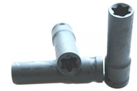 Schlagschraubernuss 1/2 Zoll, Aussen Innensechskant E14, 78Mm, Cr-Mo Stahl