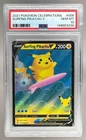 3239 Surfing Pikachu V 2021 Pokemon Sword & Shield Celebrations #008 PSA 10