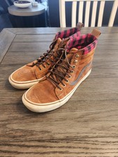 Mens Vans Plaid Scotchgaurd High Top Sneaker ...