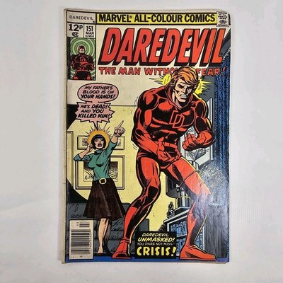 Daredevil Issue 151 Comic Book Marvel 1978