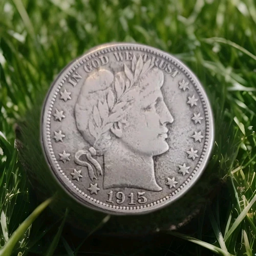 1915-S Barber Half Dollar Very Fine VF Coin