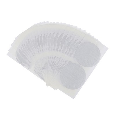 50PCS Disposable Coffee Refillable Capsules Pods Lids Aluminum Seals Stickers