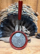 Fire and Smoke Crystal over Aluminum    Kees to raspy ole hen