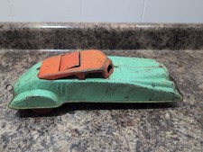 Vtg Buffalo Toys Tin V-16 Car Windup Coupe