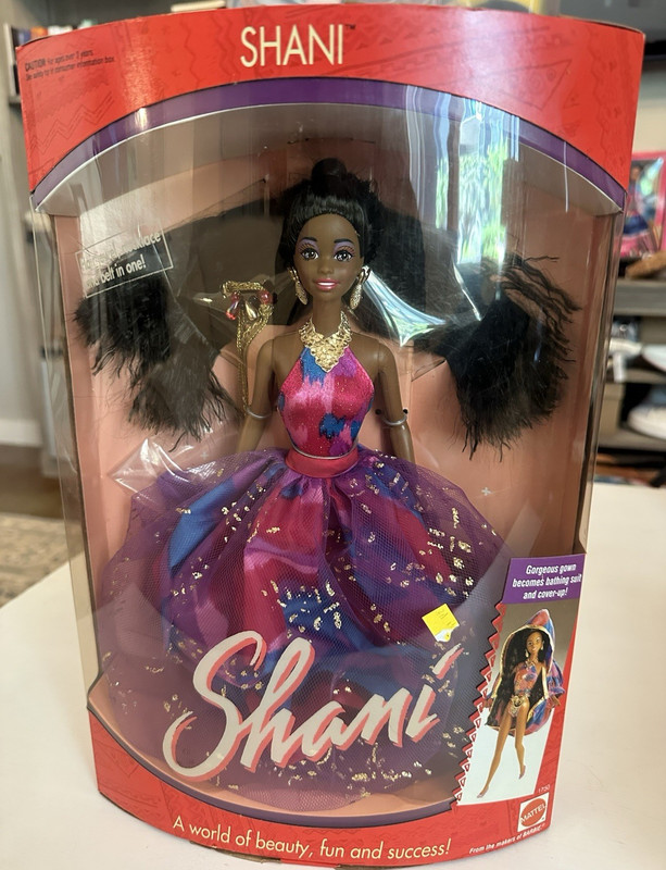 NIB 1991 Mattel Shani and Her Friends Shani Collector Edition Doll 11.5in #1750