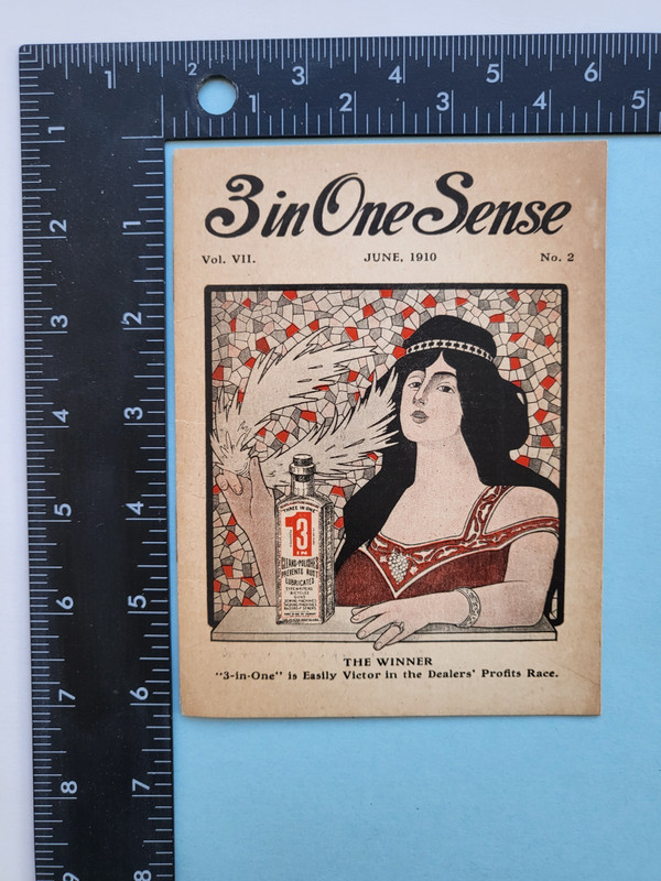 vintage original Oil Company advertising dealer guide magazine c.1910